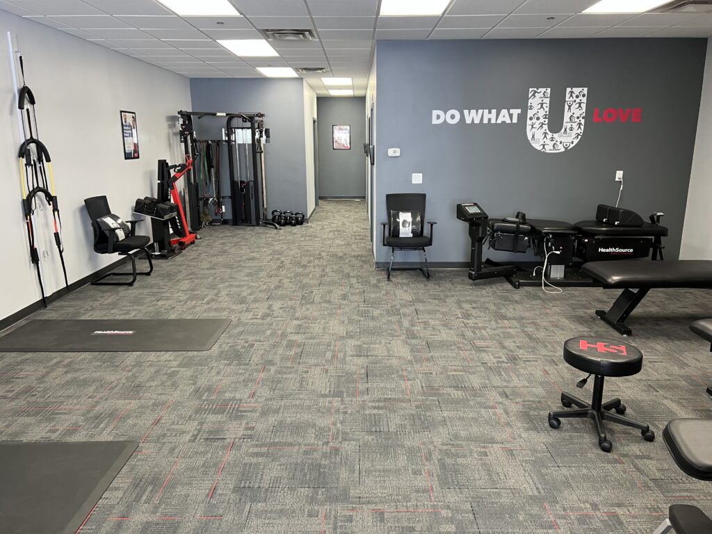 Interior of a chiropractic franchise facility, showcasing the modern and welcoming environment.