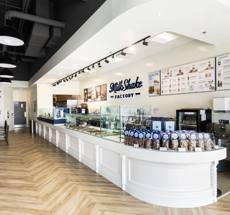 milkshake factory store interior